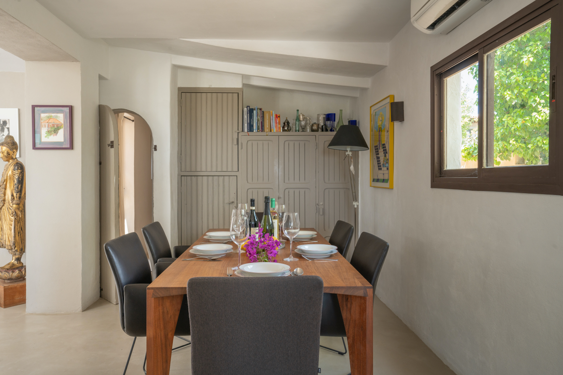 Resa estates Ibiza finca te koop st Rafael sea view sale dining area .jpg